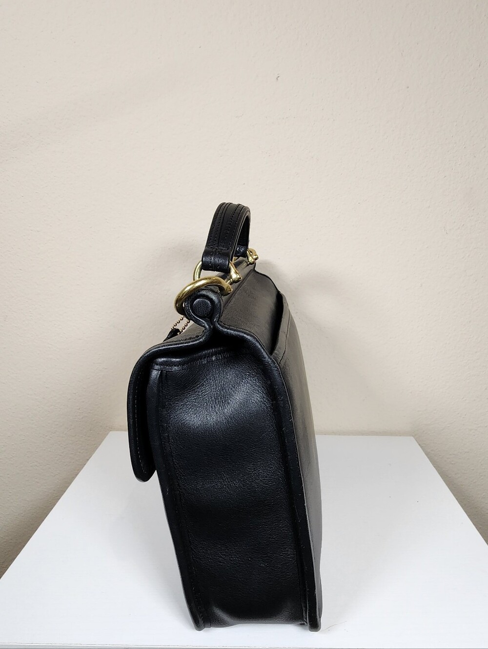 Coach Black Leather Willis Bag - Picture 5 of 13